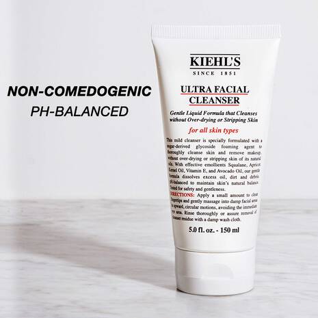 Limpiador facial ultrafino en tamaño mini/de viaje de Kiehl's Since 1851