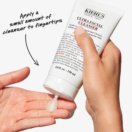 Limpiador facial ultrafino en tamaño mini/de viaje de Kiehl's Since 1851