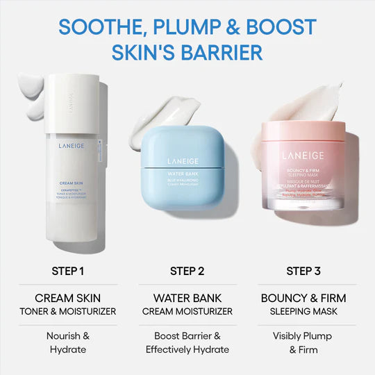 LANEIGE Mini/Travel Size Cream Skin Spray Toner & Moisturizer with Ceramides and Peptides