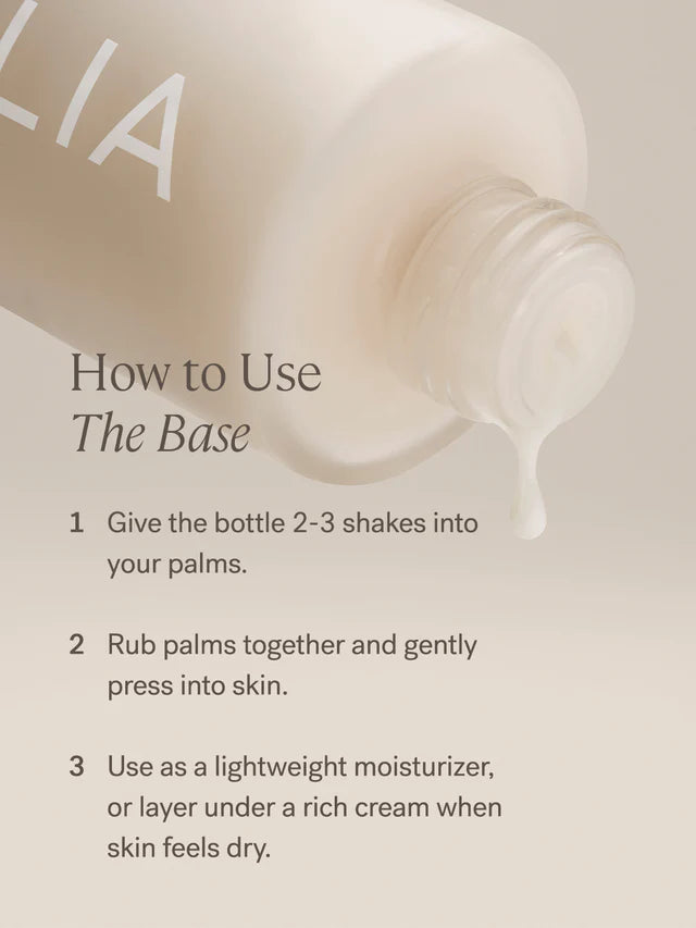 Leche base facial y humectante ligero con ácido hialurónico Ilia Mini/Travel Size