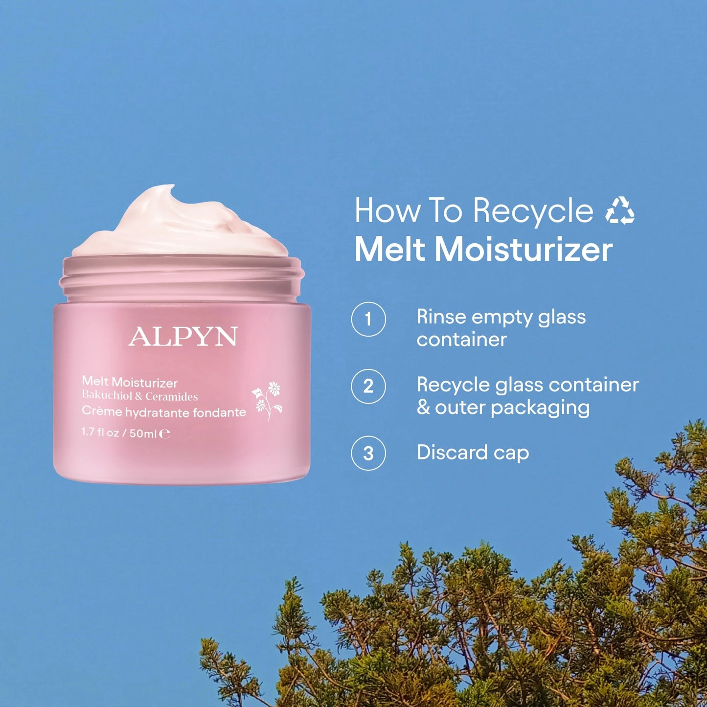 Alpyn Beauty Mini/Travel Size Melt Moisturizer with Bakuchiol and Squalane