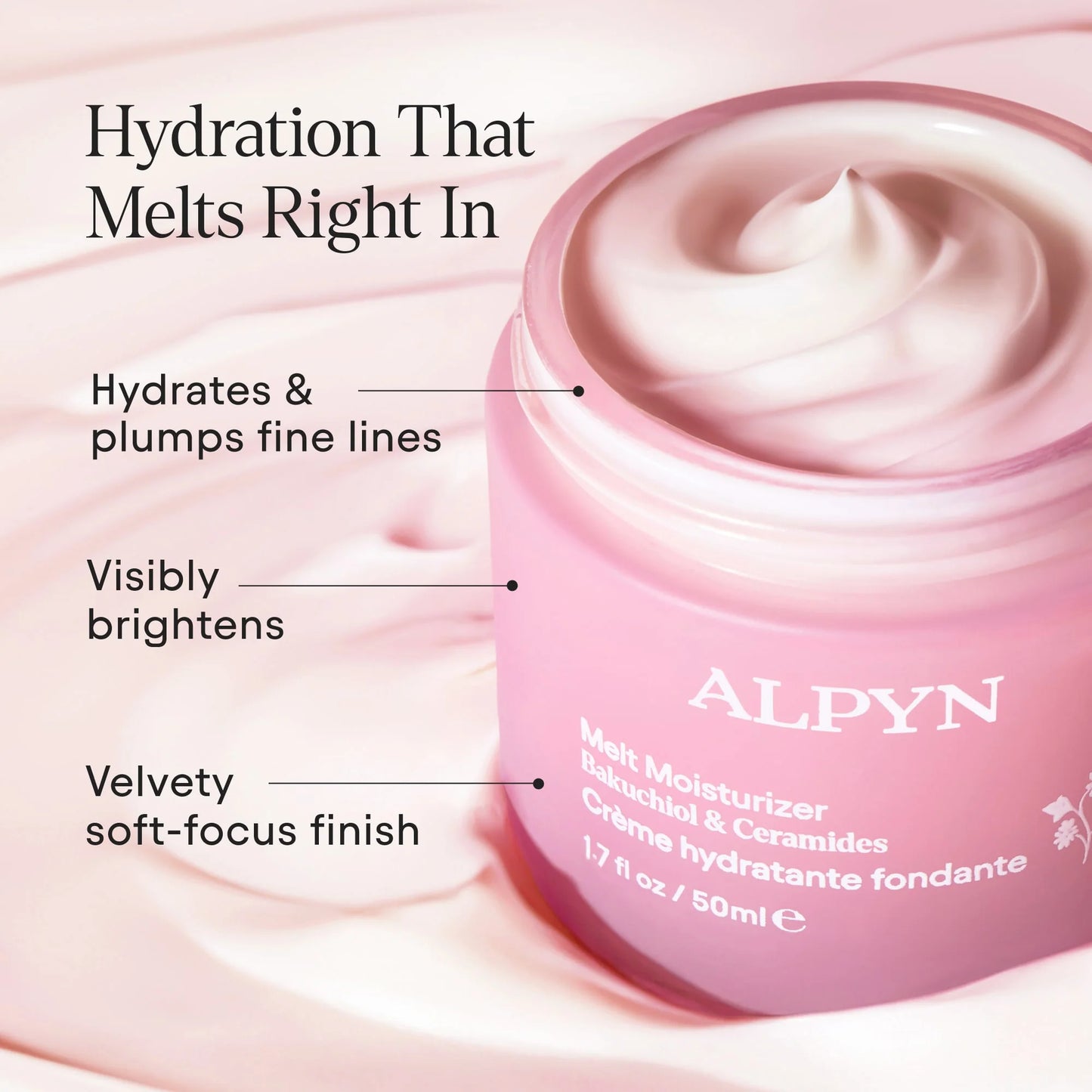 Alpyn Beauty Mini/Travel Size Melt Moisturizer with Bakuchiol and Squalane