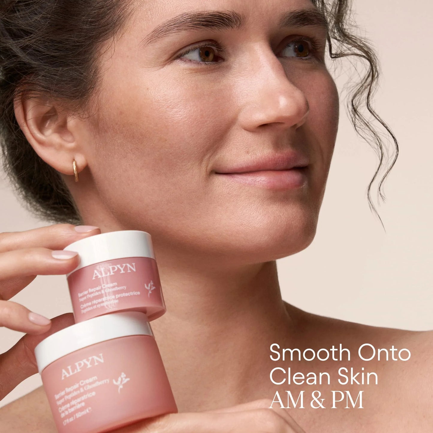 Alpyn Beauty Mini/Travel Size Super Peptide & Ghostberry Moisturizer for Eczema, Barrier and Wrinkle Repair