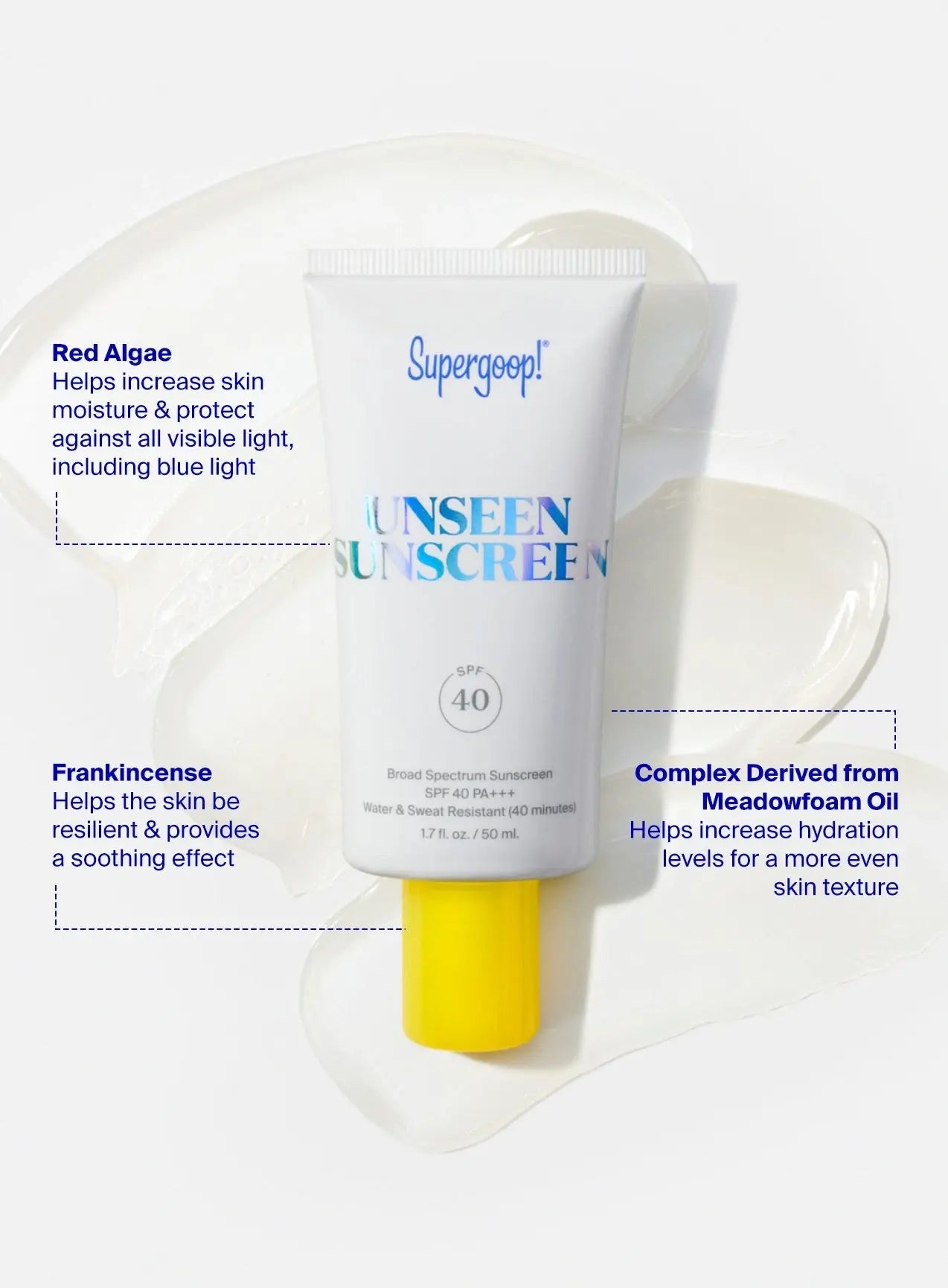 Protector solar invisible Supergoop! en tamaño pequeño o de viaje FPS 40