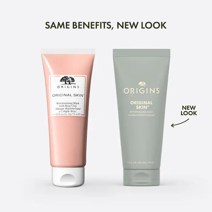 Mascarilla retexturizante Original Skin™ con arcilla rosa en tamaño mini o de viaje de Origins