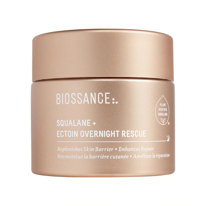 Biossance Mini/Travel Size Squalane + Ectoin Overnight Rescue Deep Repair Night Cream