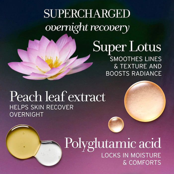 Crema de noche renovadora Lotus Youth Preserve Radiance en tamaño mini/de viaje