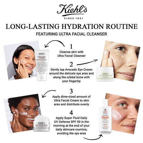 Limpiador facial ultrafino en tamaño mini/de viaje de Kiehl's Since 1851