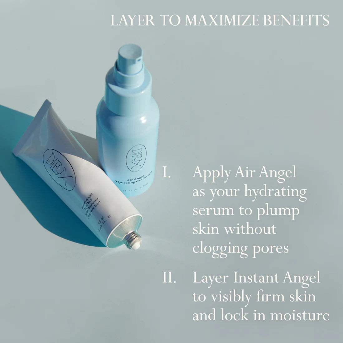 Dieux Mini/Travel Size Air Angel Collagen & Peptide Hydrating Gel Cream