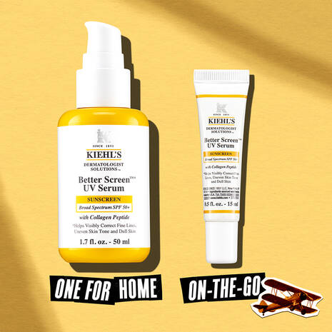 Kiehl's Since 1851 Mini/Travel Size Better Screen™ UV Serum SPF 50+ Facial Sunscreen with Collagen Peptide