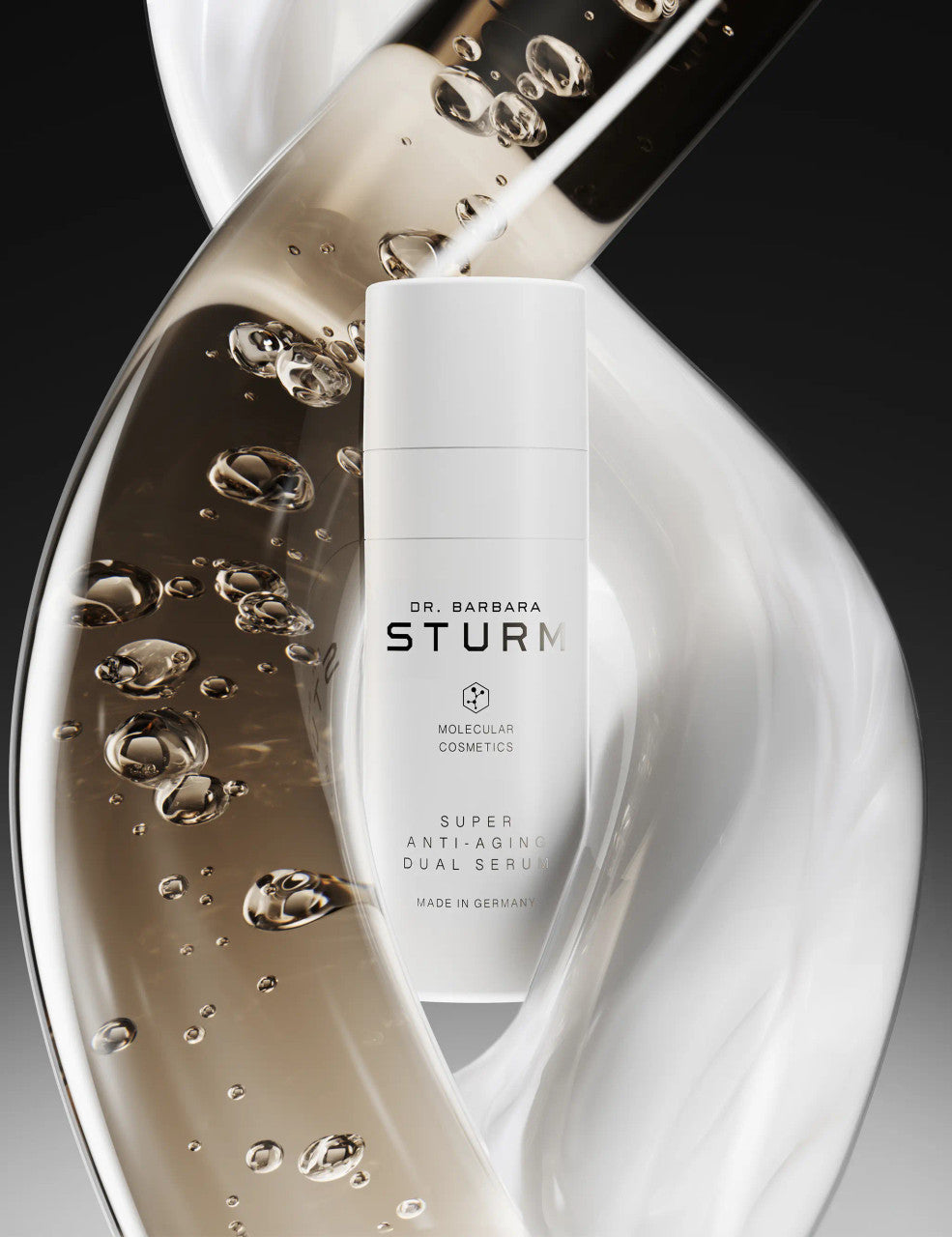 Dr. Barbara Sturm Super Anti-Aging Dual Serum with Triple Hyaluronic Acid, Glutathione, Skullcap + Ceramide-Peptide Complex