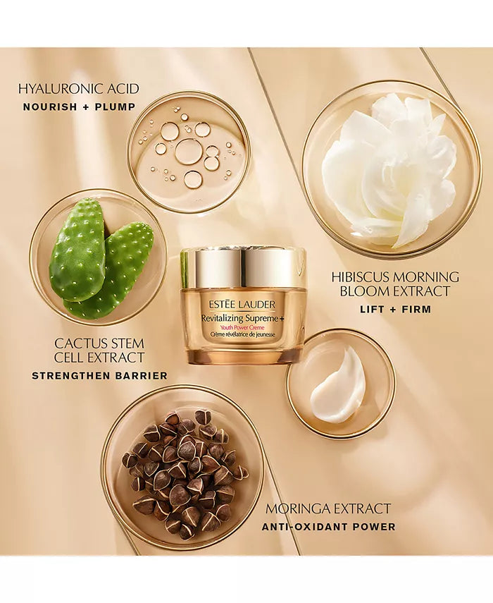 Estée Lauder Mini/Travel Size Revitalizing Supreme+ Youth Power Creme Moisturizer with Hyaluronic Acid