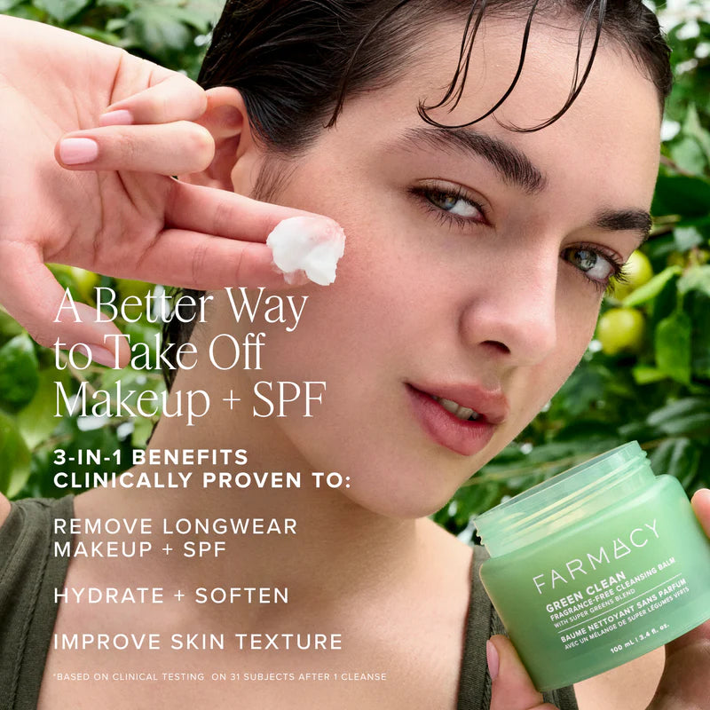 Farmacy Mini/Travel/Trial Size Green Clean Makeup Meltaway Cleansing Balm