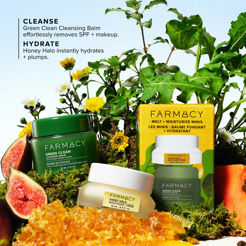 Farmacy Melt + Moisturize Minis/Travel Size Duo