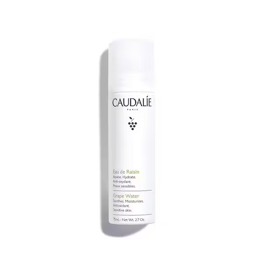 Bruma facial hidratante de agua de uva en tamaño mini/de viaje de Caudalie