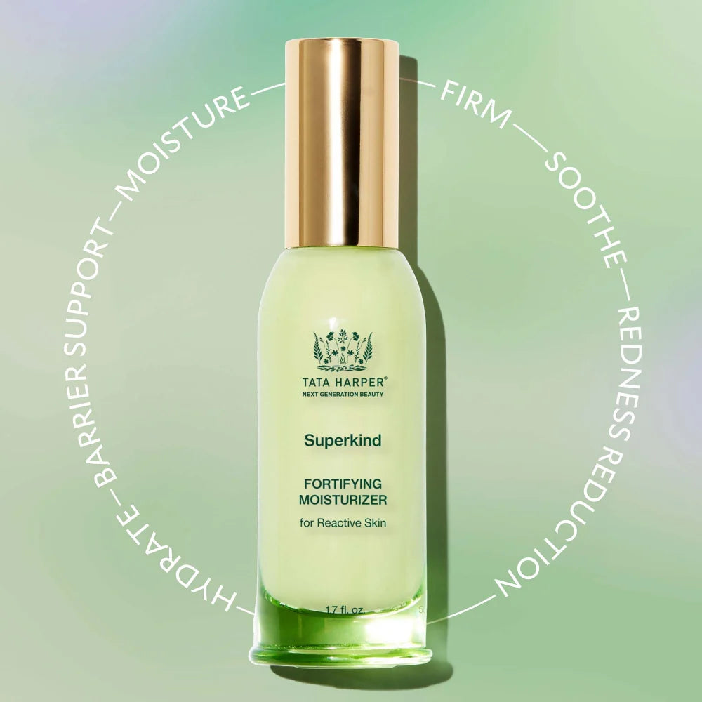 Tata Harper Mini/Travel Size Superkind Fortifying Moisturizer for Skin Barrier Repair with Peptides and Hyaluronic Acid