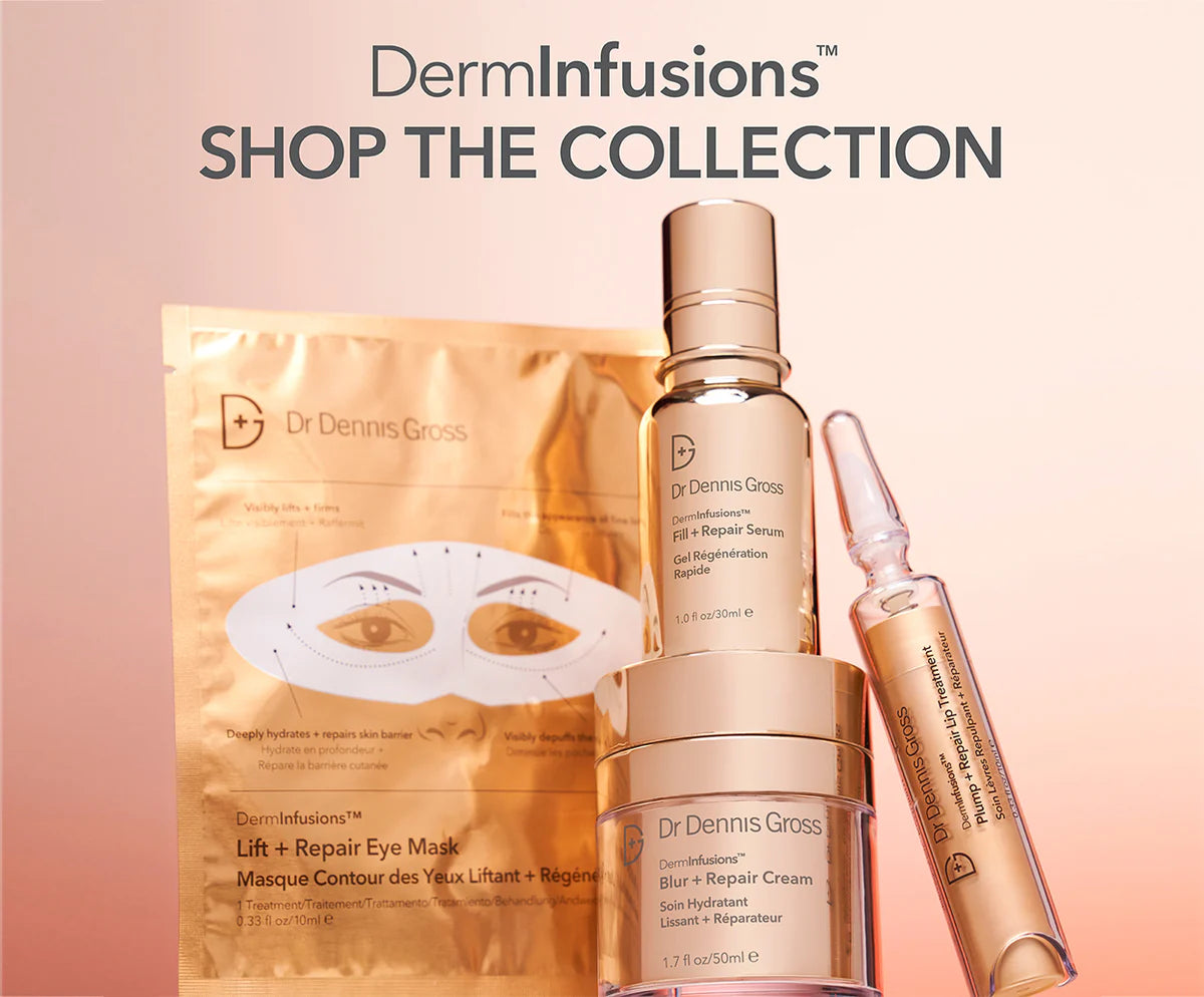 Dr. Dennis Gross Skincare  Mini/Travel Size DermInfusions™ Blur + Repair Cream with Hyaluronic Acid and Peptides