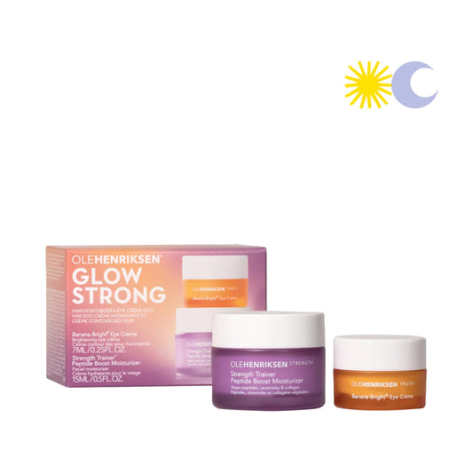 OLEHENRIKSEN Glow Strong Mini/Travel Size Moisturizer + Eye Cream Duo