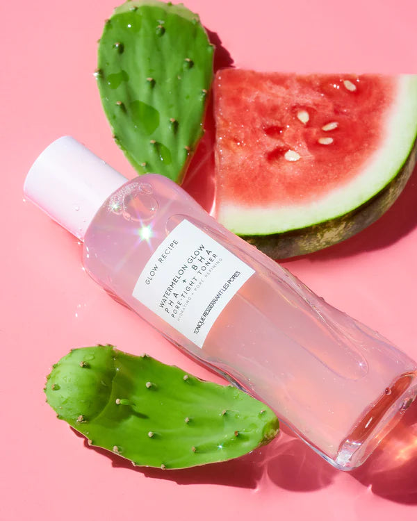 Tónico Glow PHA + BHA Pore-Tight de Watermelon en tamaño mini/de viaje de Glow Recipe