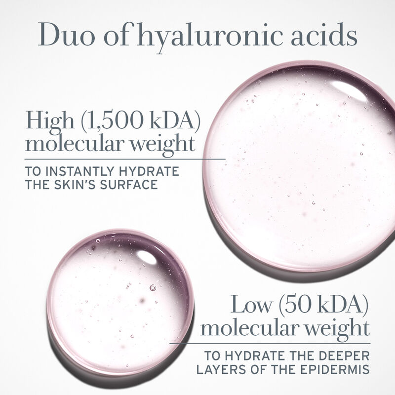 Crema hidratante profunda con ácido hialurónico y rosa en tamaño mini o de viaje