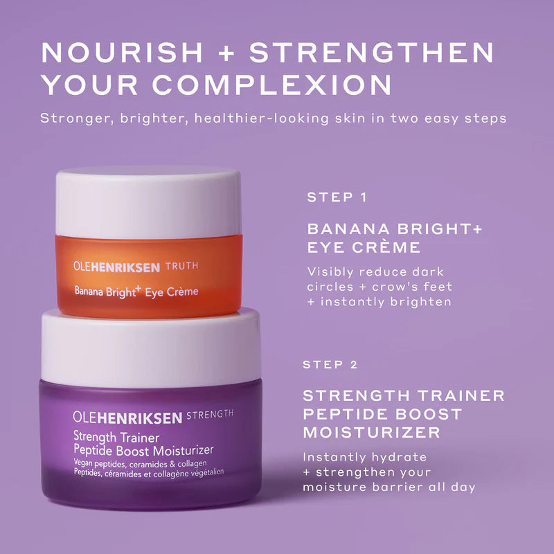 OLEHENRIKSEN Glow Strong Mini/Travel Size Moisturizer + Eye Cream Duo