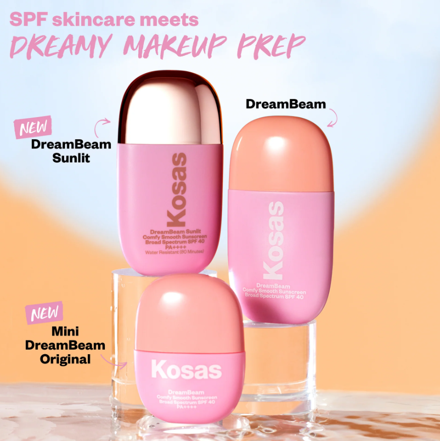 Kosas DreamBeam Mini/Travel Size Comfy Smooth Mineral Sunscreen