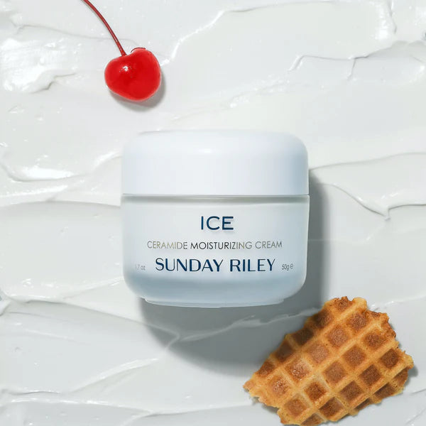 Crema humectante con ceramidas ICE en tamaño mini/de viaje de Sunday Riley con vitamina F