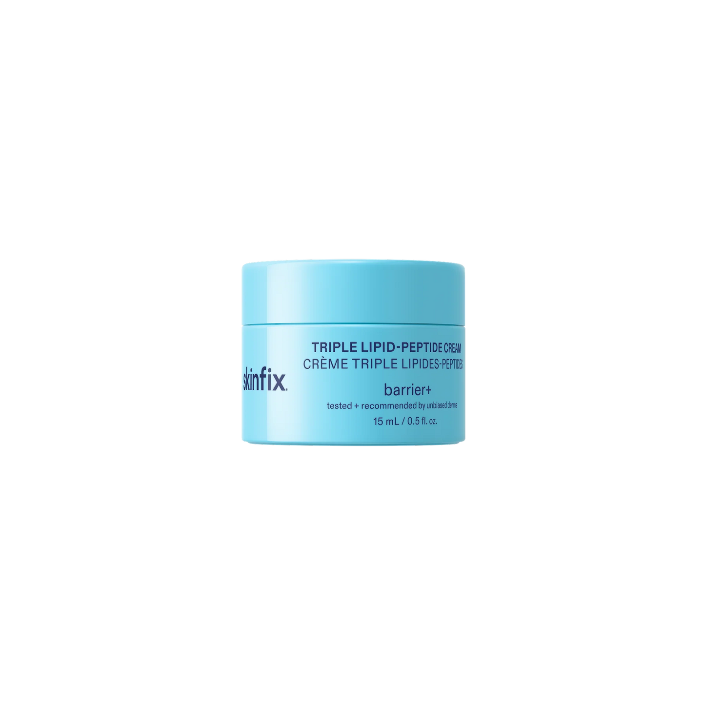 Skinfix Mini/Travel Size Triple Lipid-Peptide Cream Refillable Barrier Moisturizer with Ceramides