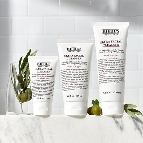 Limpiador facial ultrafino en tamaño mini/de viaje de Kiehl's Since 1851