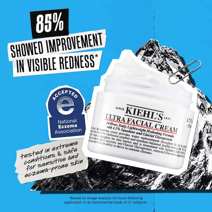 Kiehl's Since 1851 Ultra Facial Refillable Moisturizing Cream with Squalane Ultra Hydration Duo Gift Set