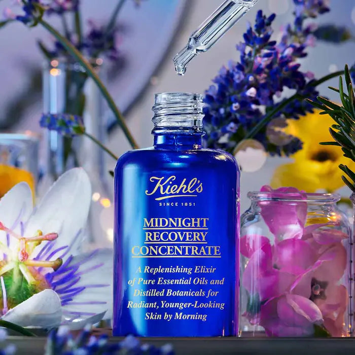 Kiehl's Since 1851 Mini/Travel Size Midnight Recovery Concentrate Moisturizing Face Oil Serum