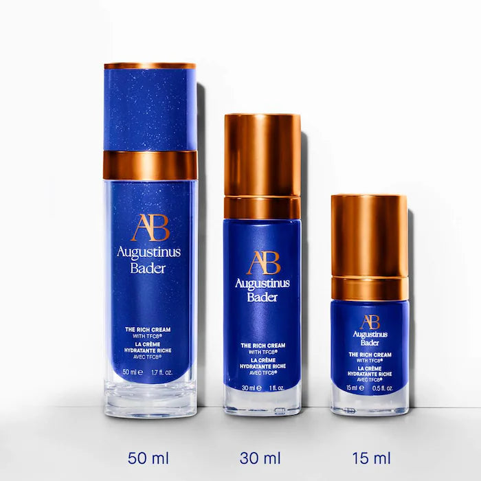 Crema hidratante facial The Rich Cream con TFC8® en tamaño mini o de viaje de Augustinus Bader