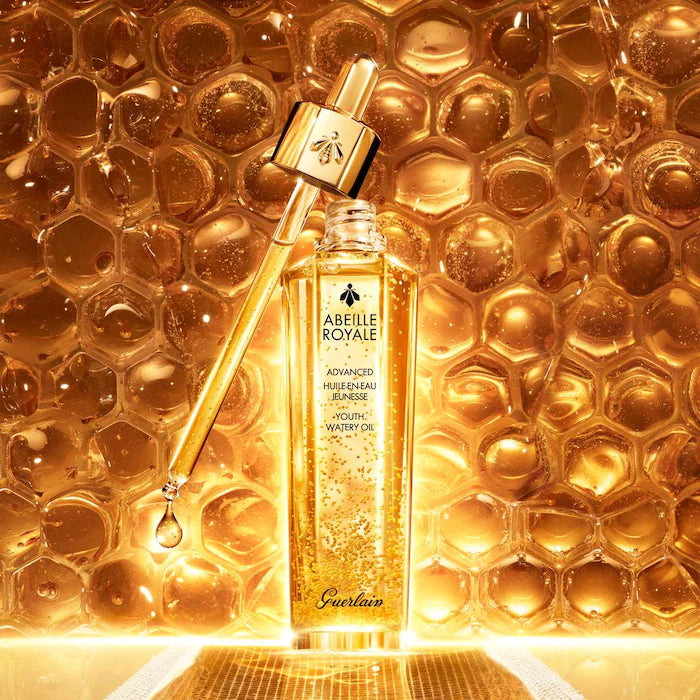 Aceite acuoso juvenil avanzado Abeille Royale de GUERLAIN en tamaño mini o de viaje