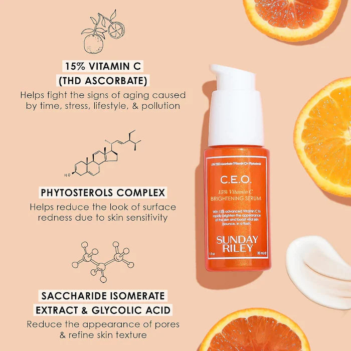 Sunday Riley Mini/Travel Size C.E.O. 15% Vitamin C Brightening Serum