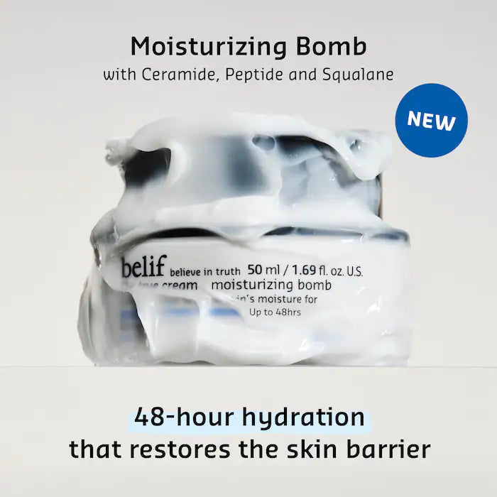 belif Mini/Travel Size The True Cream Moisturizing Bomb with Peptide and Ceramide