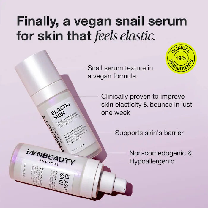 iNNBEAUTY PROJECT Mini/Travel Size Firming & Plumping Anti-Aging Vegan Snail Serum with Copper Peptides