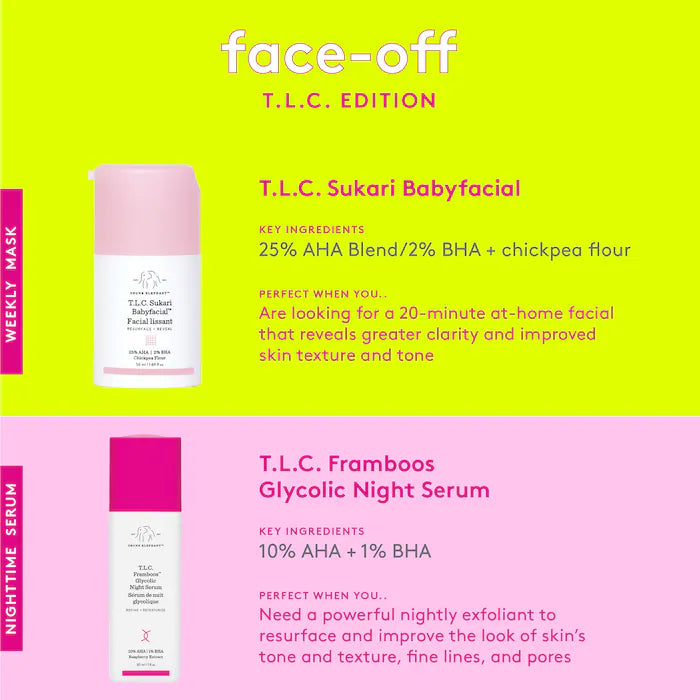 Drunk Elephant T.L.C. Sukari Babyfacial™ AHA + BHA Mask Mini/Travel Size