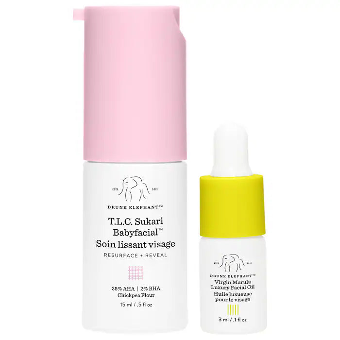 Drunk Elephant T.L.C. Sukari Babyfacial™ AHA + BHA Mask Mini/Travel Size