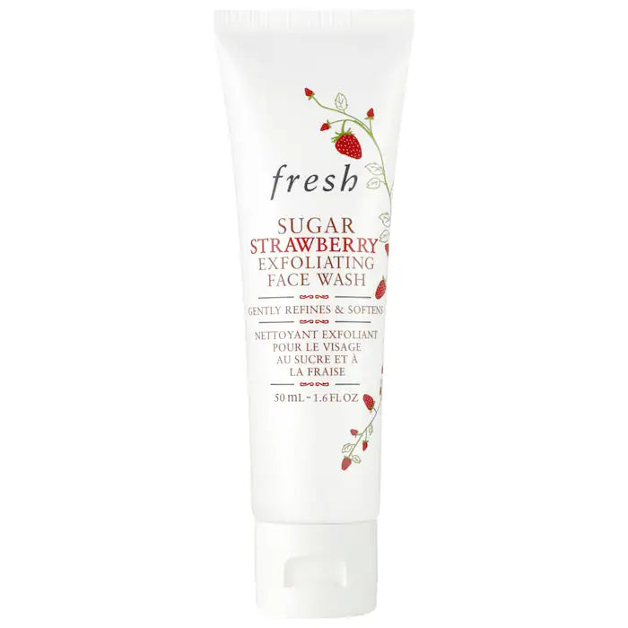 fresh Mini/Travel Size Sugar Strawberry Exfoliating Face Wash