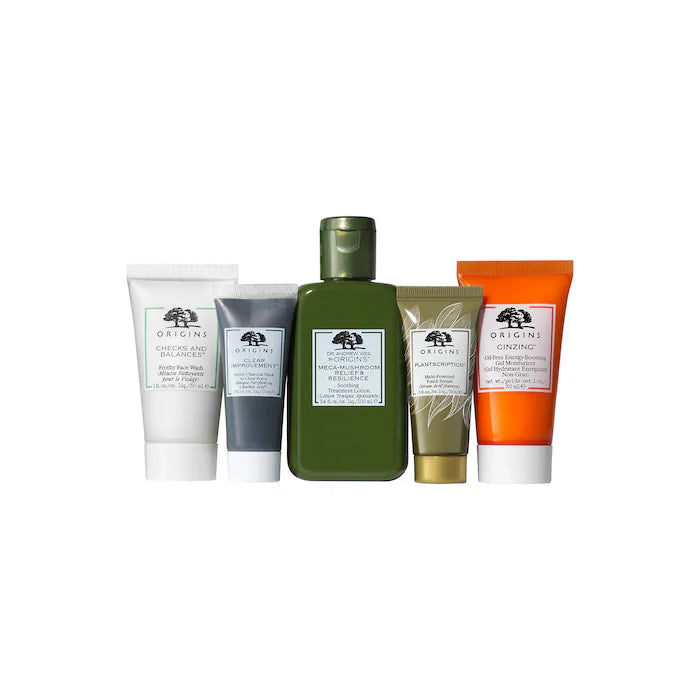 Origins 6 Piece Travel Size Cleansing & Moisturizing Best-Sellers Discovery Set