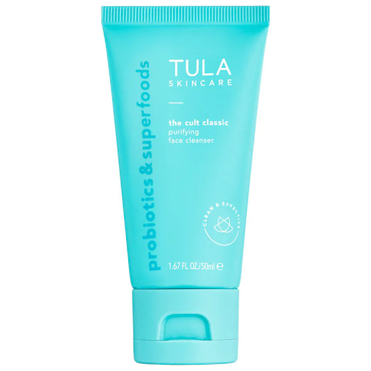 Limpiador facial purificador The Cult Classic en tamaño mini/de viaje de TULA Skincare