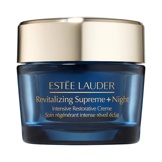 Crema reparadora intensiva de noche Revitalizing Supreme+ de Estée Lauder en tamaño mini o de viaje