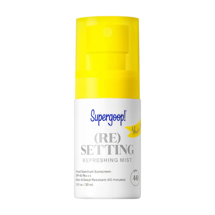 Mini (Re) Setting Spray refrescante FPS 40 de Supergoop!