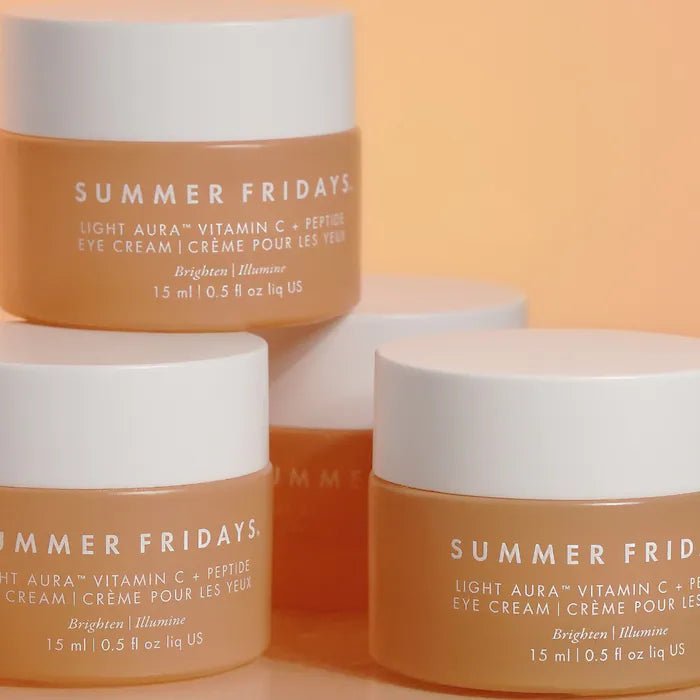 Summer Fridays Mini/Travel Size Light Aura Vitamin C + Peptide Eye Cream