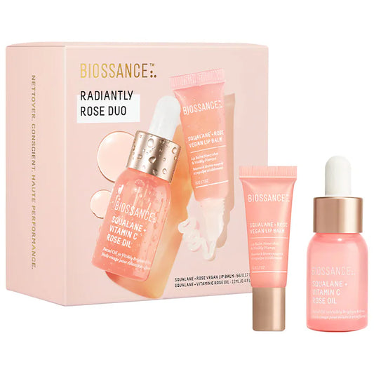 Conjunto dúo Radiantly Rose de Biossance