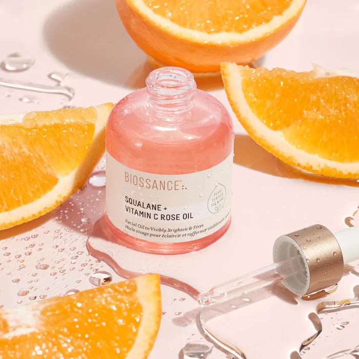 Biossance Mini/Travel Size Squalane + Vitamin C Rose Firming Oil