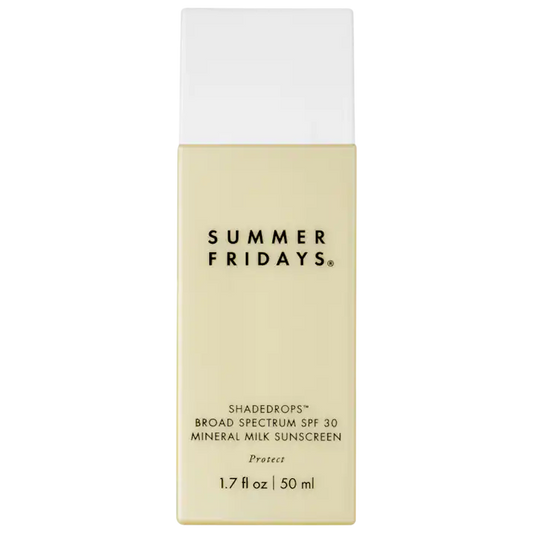 Summer Fridays Mini/Travel Size ShadeDrops Mineral Milk Sunscreen SPF 30