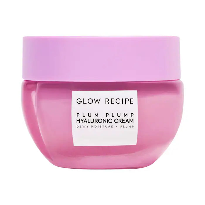 Crema hidratante con ácido hialurónico Plum Plump de Glow Recipe en tamaño mini o de viaje