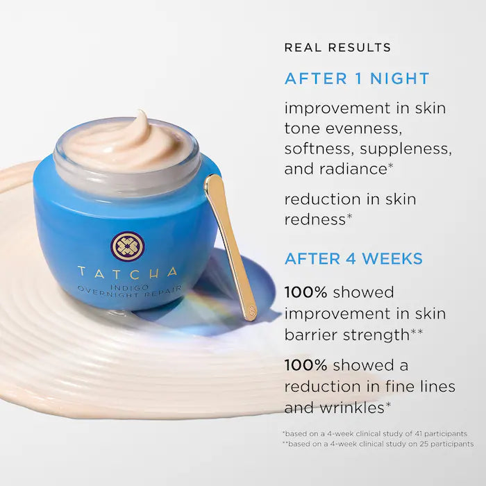 Tatcha Mini/Travel Size Indigo Overnight Repair Serum in Cream Treatment