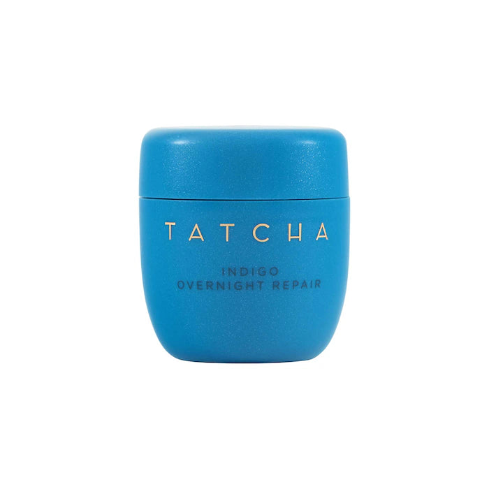 Suero reparador nocturno Tatcha Indigo en crema tamaño mini o de viaje